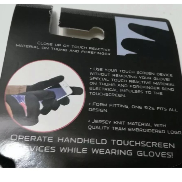 Cowboys Polyester Technology Touch Texting Gloves - Picture 4 of 4
